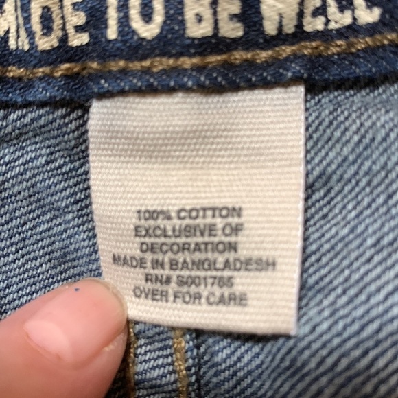 Ruff Hewn Men’s jeans tag shows 38 X 30, see my measurements, good cond - Picture 6 of 7